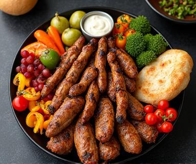 Sultan's Mixed Grill Platter with various meats and sides