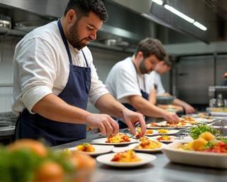 Culinary training session in progress